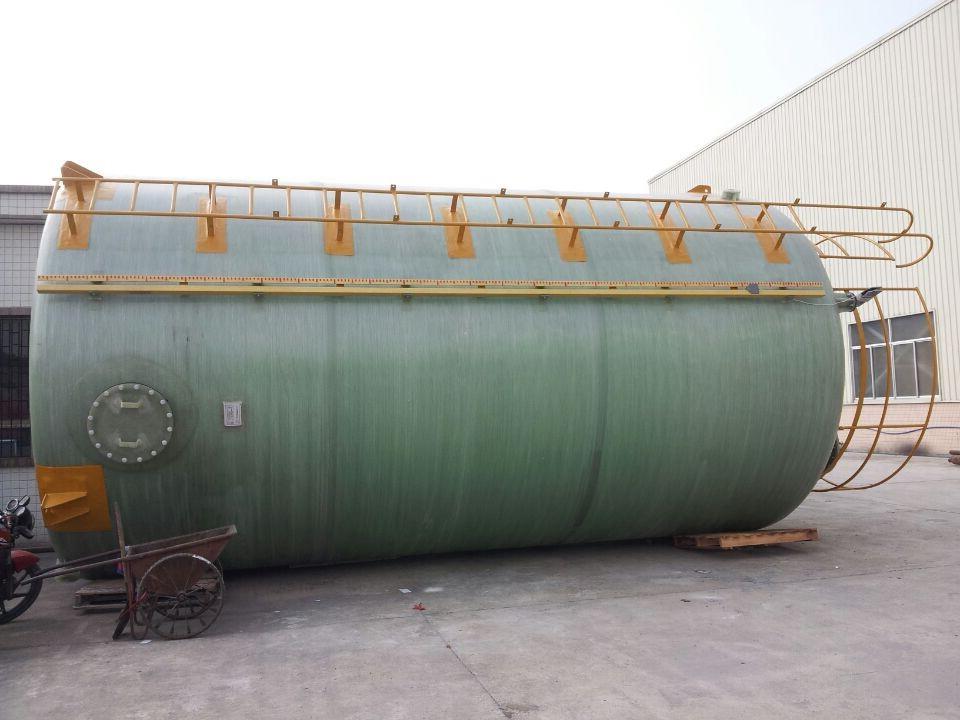 玻璃鋼化工儲(chǔ)罐的安裝